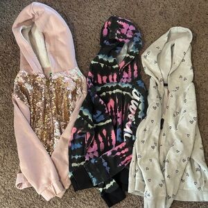 Kids' Multicolor Hooded Jackets Set